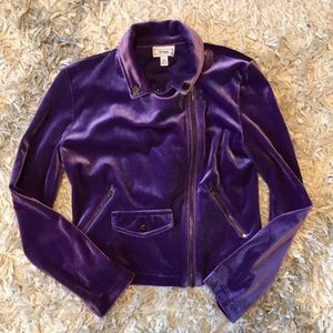 Disney descendants purple velour jacket size 7/8
